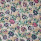 Maqaam Pure Chiffon Floral Jaal Kamkhwab - Zahra Maham