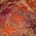 Marj – Blended Katan satin with Floral Zari Work - Zahra Maham