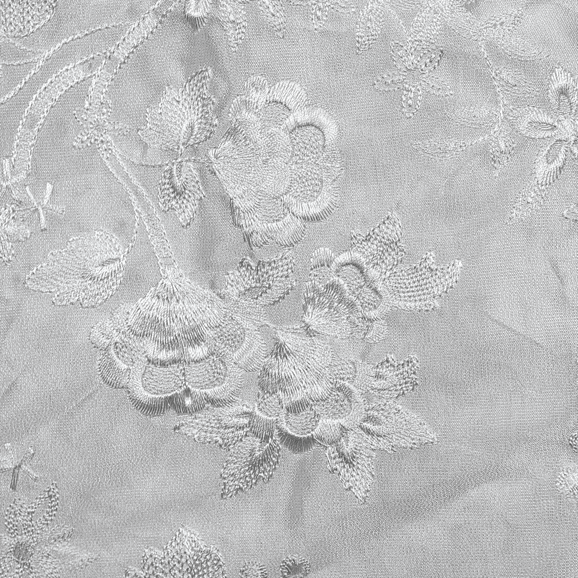 Mehr-e-Fleuré – Floral Jaal Embroidered Sheesha Silk - Zahra Maham