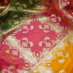Mehr – Lightweight Katan with Floral Zari Work - Zahra Maham