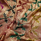 Mehro – Blended Katan satin with Floral Zari Work - Zahra Maham
