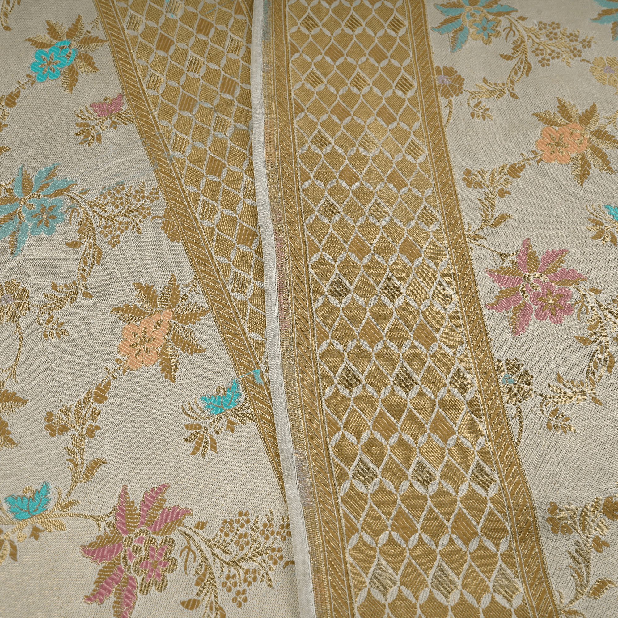 Mehrozaar – Pure Masoori Atlas (Multi Floral) - Zahra Maham