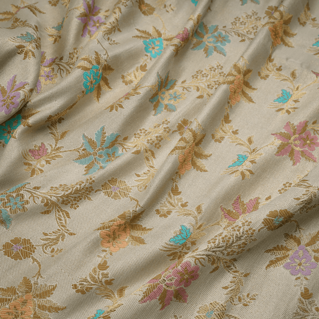 Mehrozaar – Pure Masoori Atlas (Multi Floral) - Zahra Maham