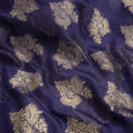 Mehwar – Loom Net Fabric with Golden Zari Bunch - Zahra Maham