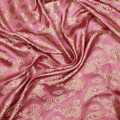 Morzaat – Pure Katan Satin with Peacock Feather Pattern (Double Sided) - Zahra Maham