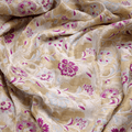 Muraad Pure Chiffon Floral Jaal Kamkhwab - Zahra Maham