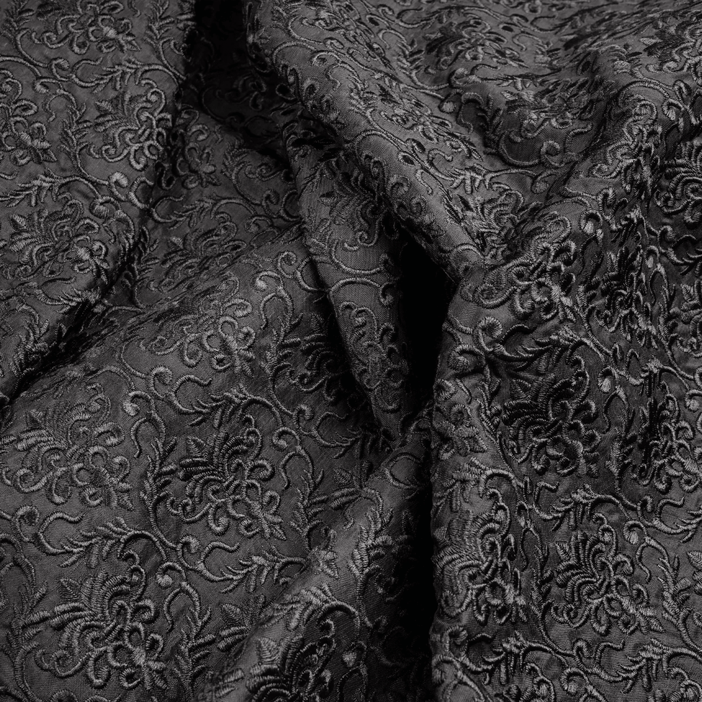 Nafees – PK Raw Silk Embroidery Fabric - Zahra Maham
