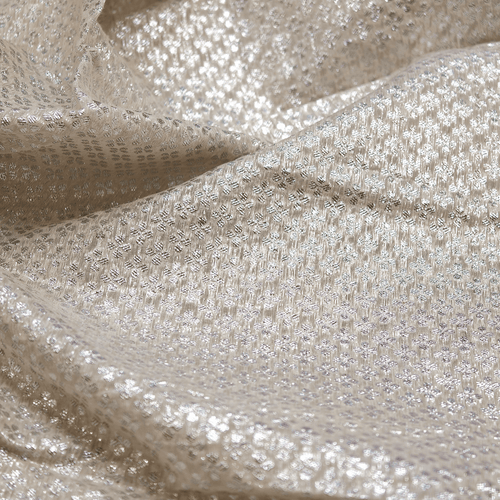 Naqra Bahar — Pure Jamdani Tilla Silk (3 Yards) - Zahra Maham