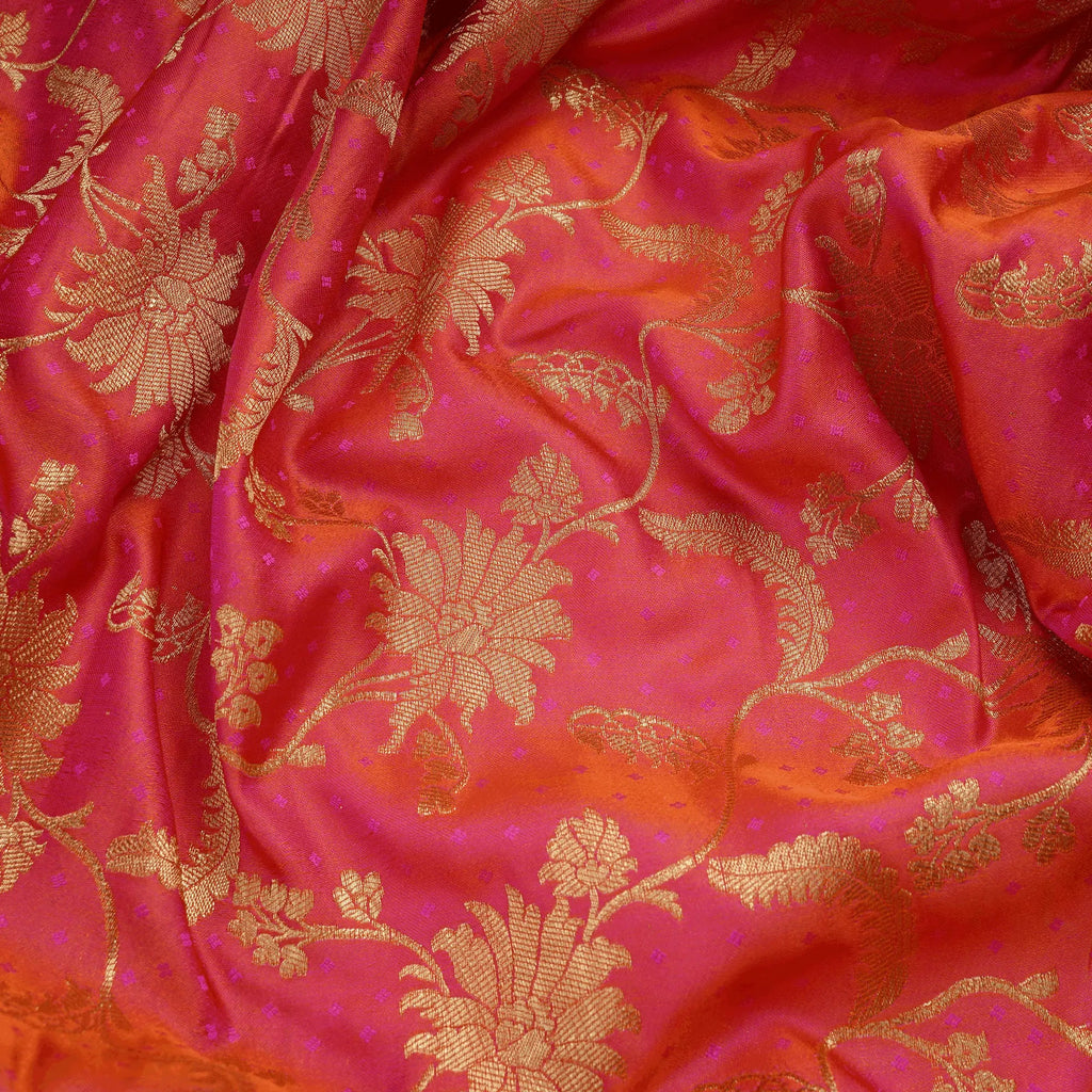 Naqsh-e-Hina – Satin Self Jamawar Jaal - Zahra Maham