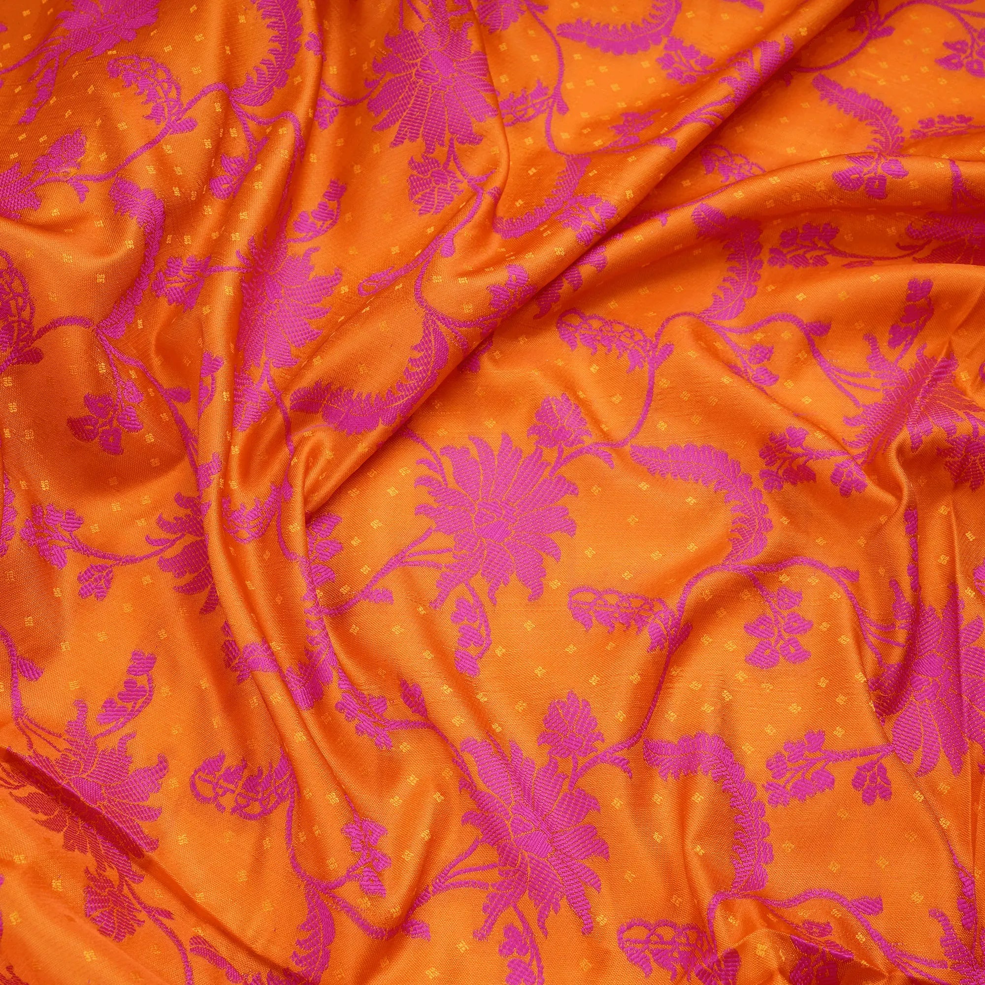 Naqsh-e-Hina – Satin Self Jamawar Jaal - Zahra Maham