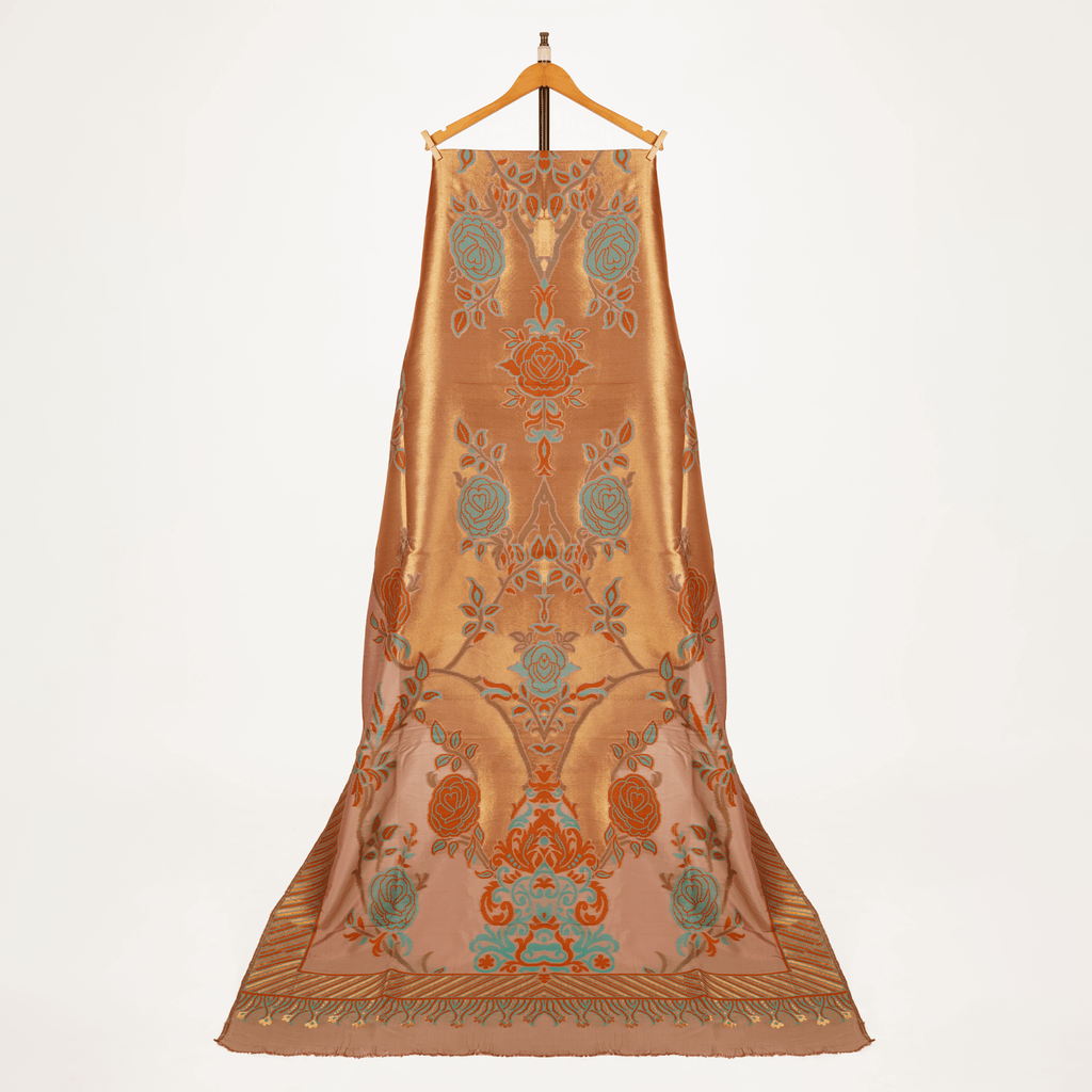 Naqsh-e-Shaahi – Kaani Silk Floral Shawl - Zahra Maham