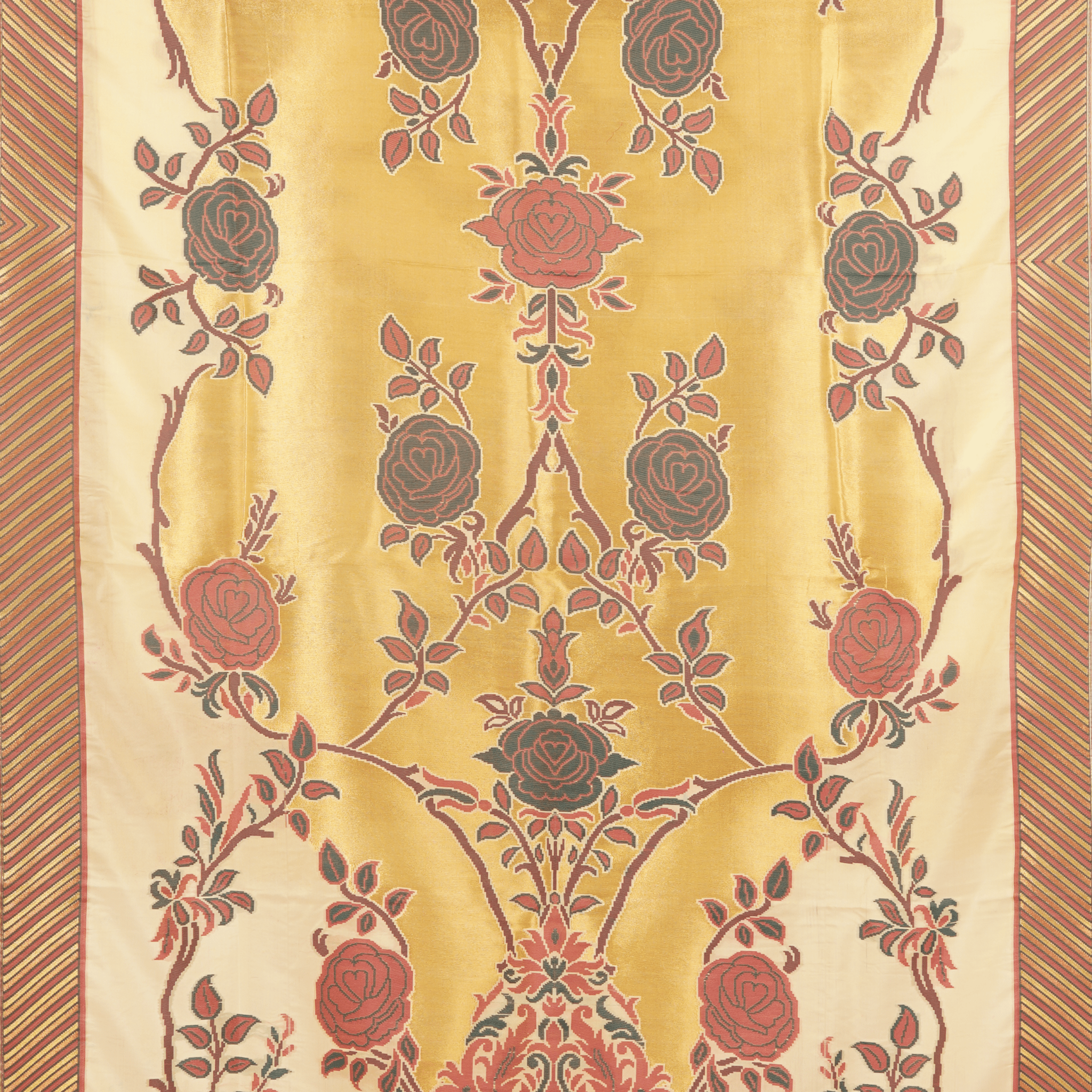 Naqsh-e-Shaahi – Kaani Silk Floral Shawl - Zahra Maham