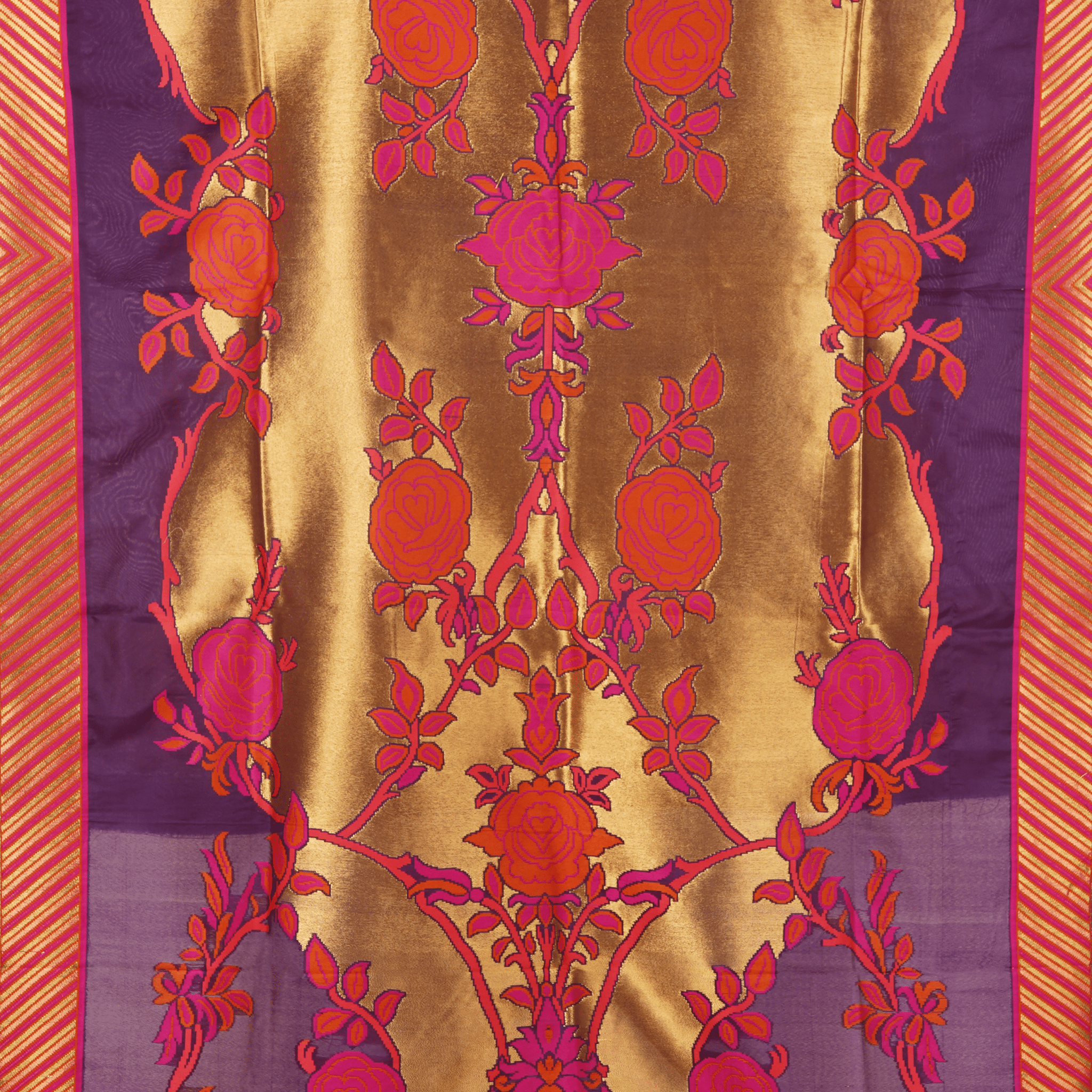 Naqsh-e-Shaahi – Kaani Silk Floral Shawl - Zahra Maham