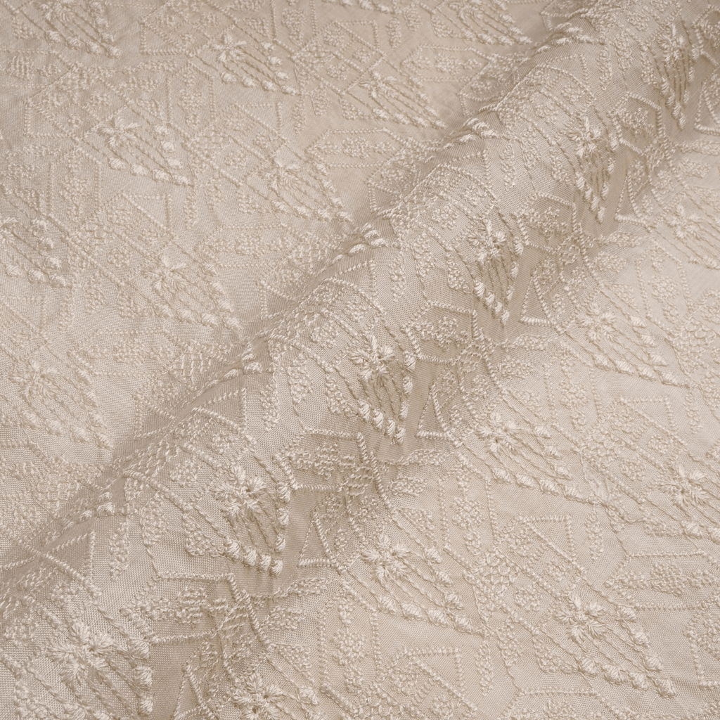 Naqshaar – PK Raw Silk Embroidery Fabric - Zahra Maham