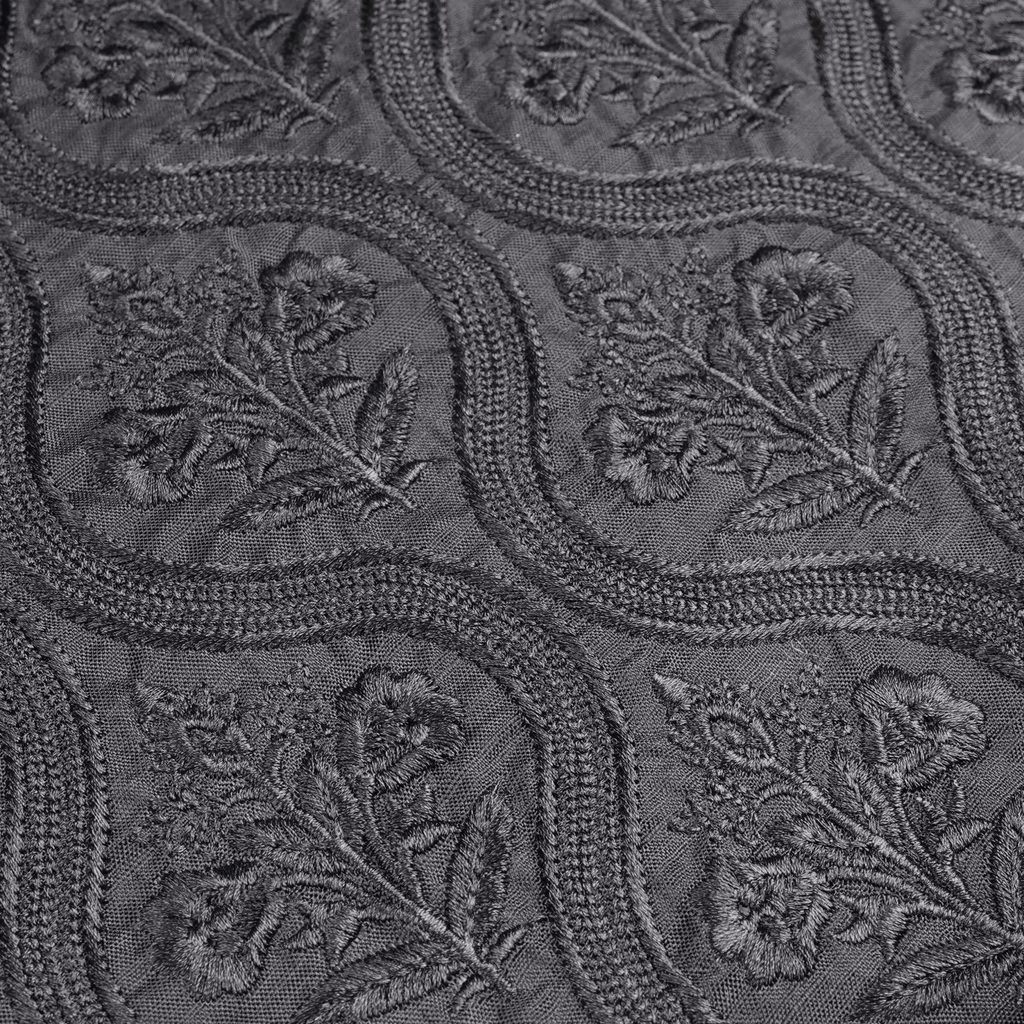 Naqshiyan – PK Raw Silk Embroidery Fabric - Zahra Maham