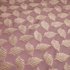 Naumeed – Pure Katan Satin with Leaf Pattern - Zahra Maham
