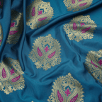 Nayab Gulshan – Blended Katan Silk with Bunch Pattern - Zahra Maham