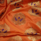 Nayab Gulshan – Blended Katan Silk with Bunch Pattern - Zahra Maham