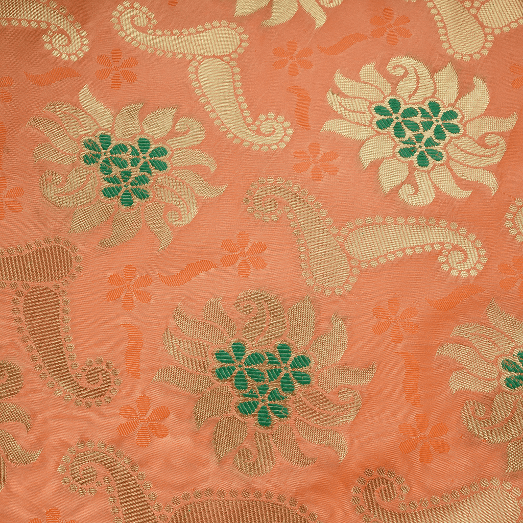 Nayrang-e-Khubsurat – Blended Katan Self Jamawar Silk - Zahra Maham