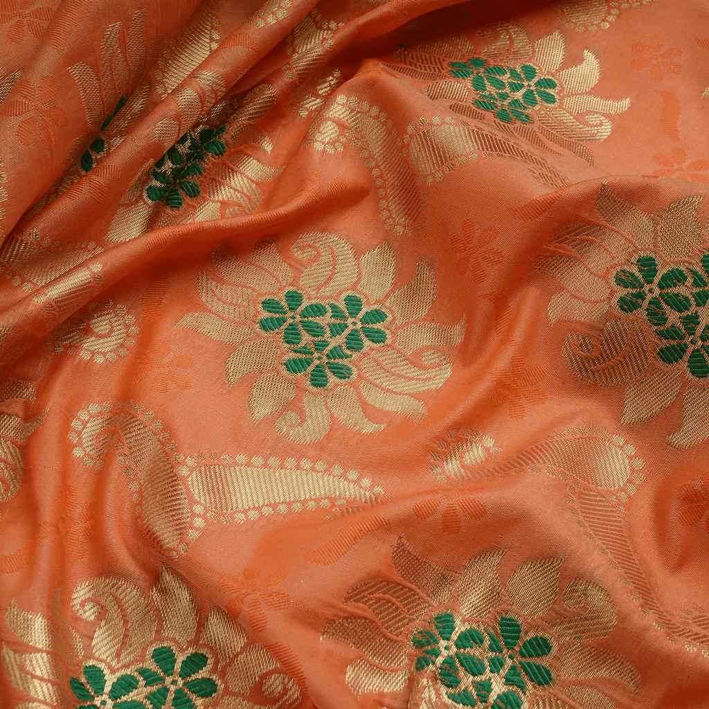 Nayrang-e-Khubsurat – Blended Katan Self Jamawar Silk - Zahra Maham