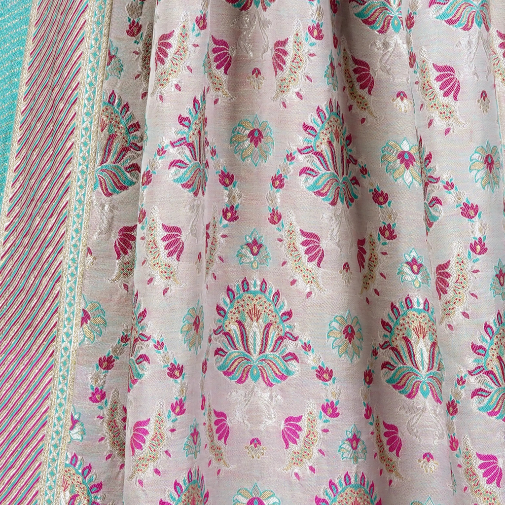 Naz – Pure Chiffon Floral Shawl - Zahra Maham