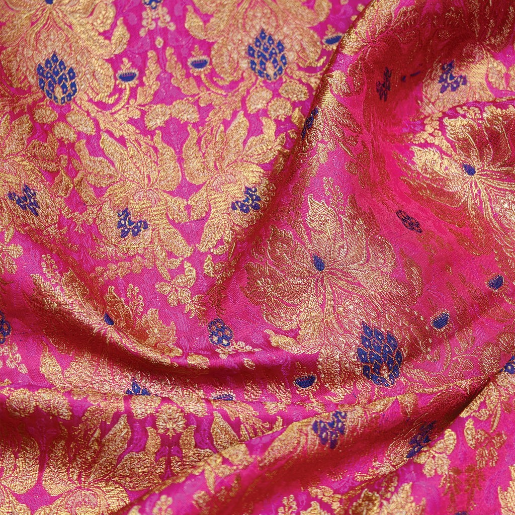 Saltanat – Satin Kamkhwab Mughal Floral Jaal