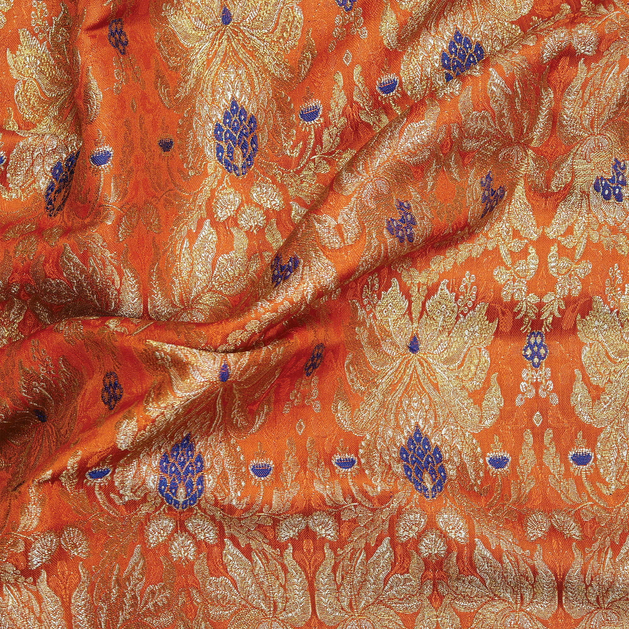 Saltanat – Satin Kamkhwab Mughal Floral Jaal