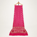 Nihal-e-Gul – Pure Katan Chiffon Floral Buti Shawl - Zahra Maham