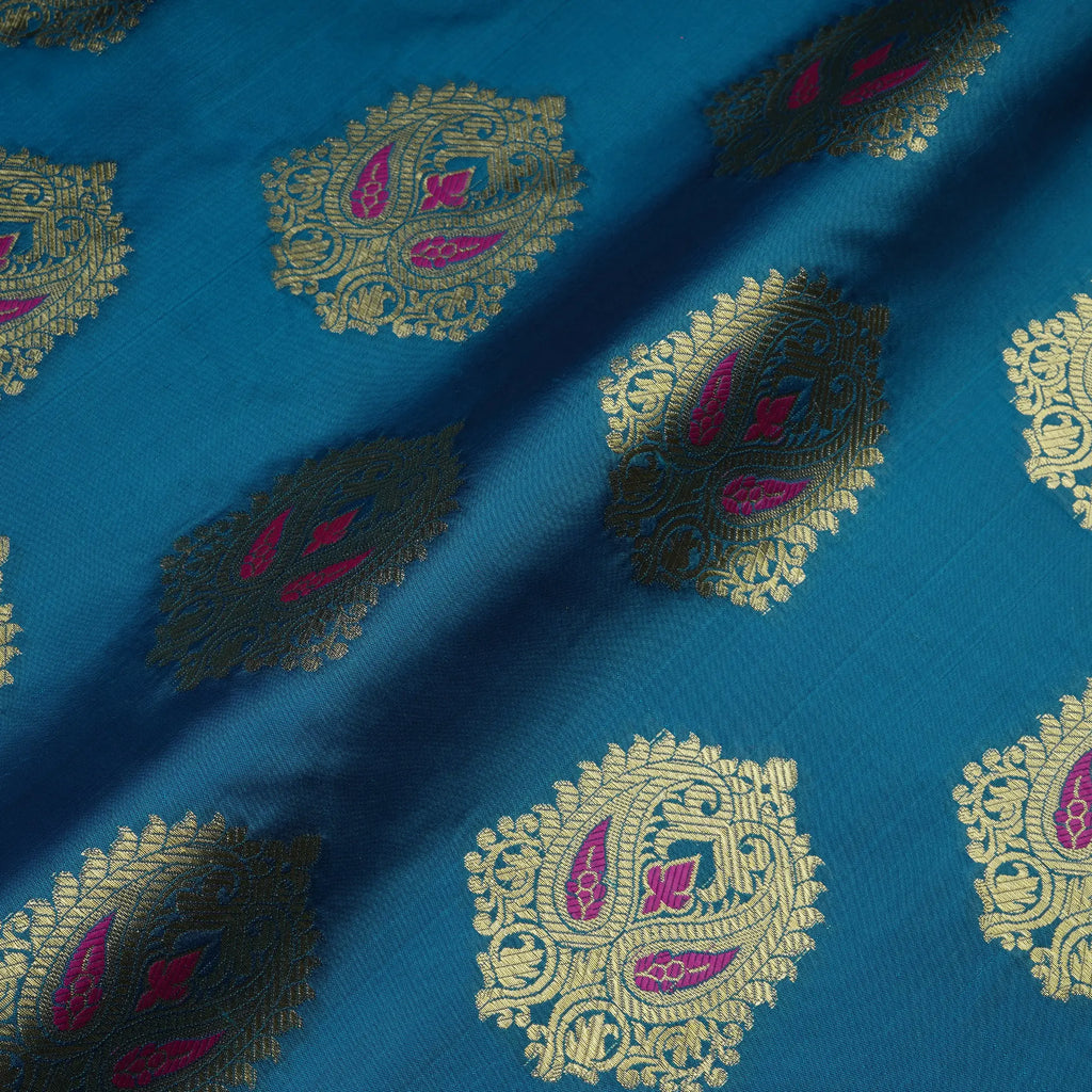 Nayab Gulshan – Blended Katan Silk with Bunch Pattern - Zahra Maham