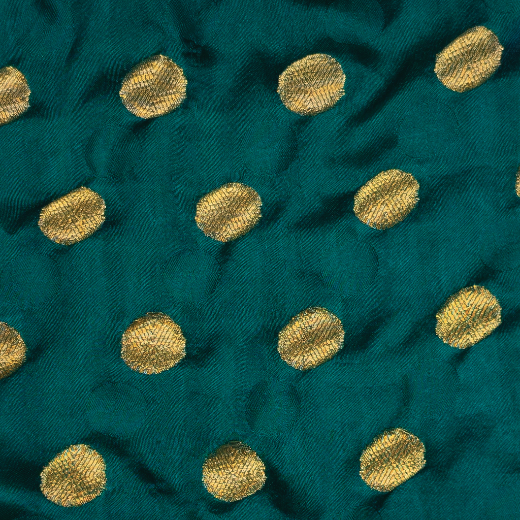 Daaira-e-Noor – Pure Katan Jamawar Satin with Circular Zari Motifs