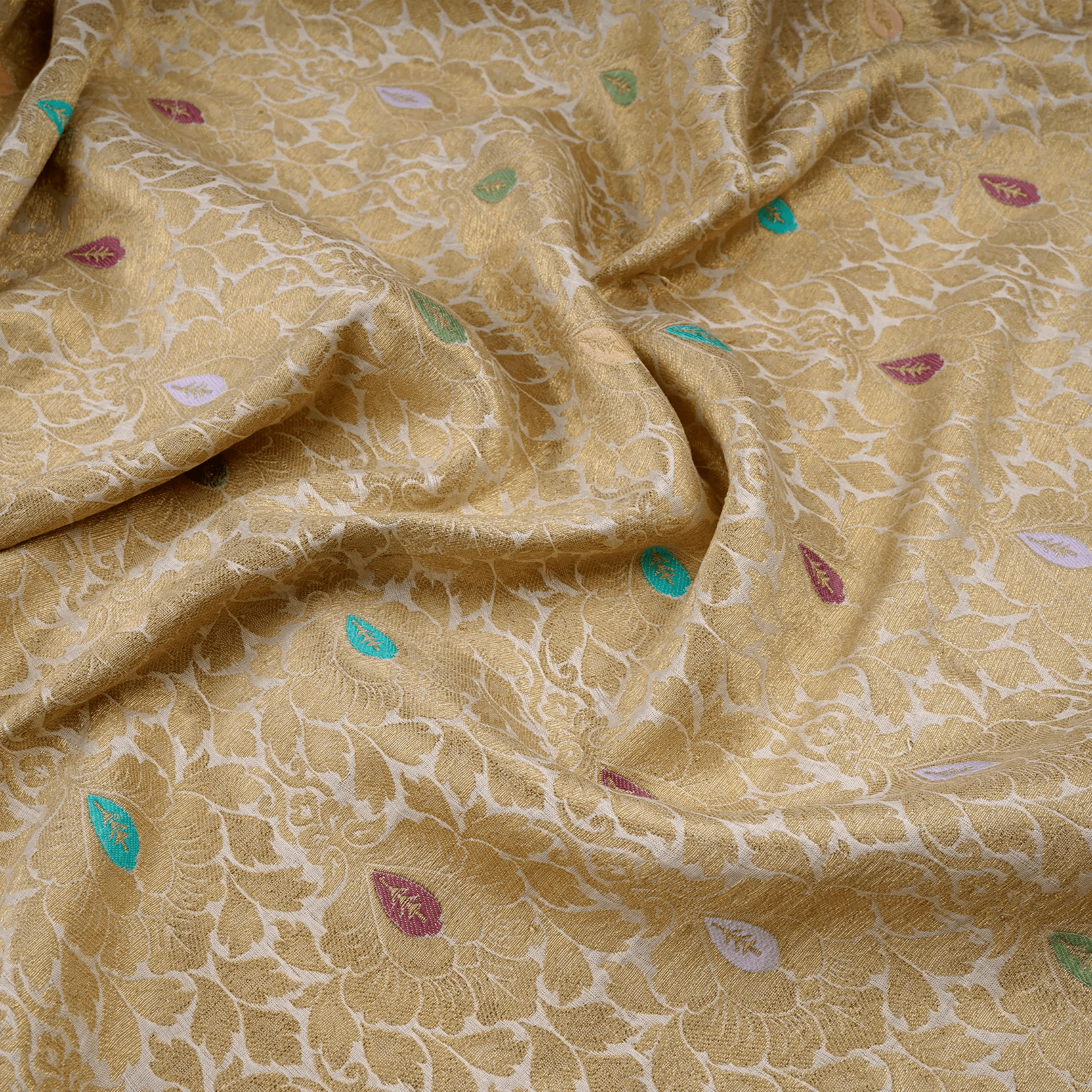 Noorain– Pure Masoori Atlas (Multi Floral) - Zahra Maham