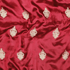 Noorbaaf – Self Jamawar Katan Satin with Mughal Buti - Zahra Maham