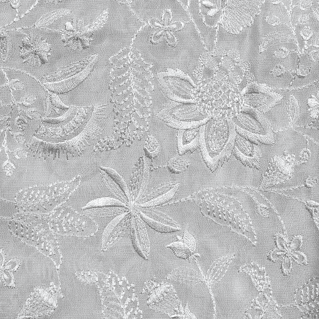 NoorGul Aura – Floral Jaal Embroidered Sheesha Silk - Zahra Maham