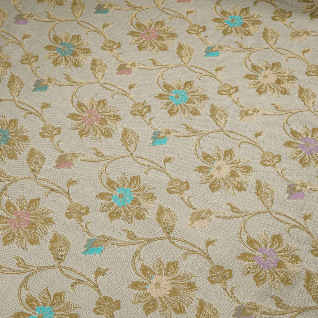 Noorzaib – Pure Masoori Atlas (Multi Floral) - Zahra Maham