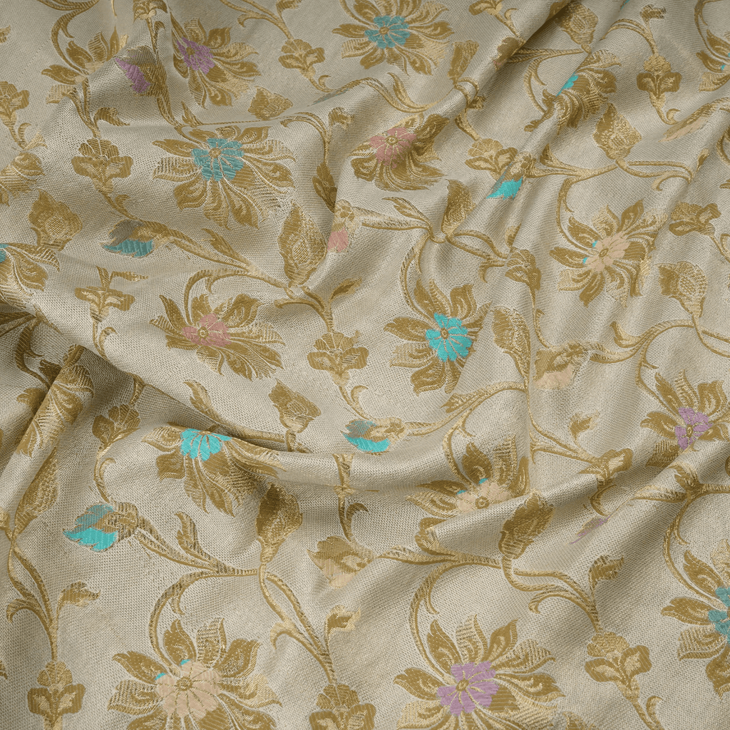 Noorzaib – Pure Masoori Atlas (Multi Floral) - Zahra Maham
