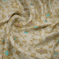 Noorzaib – Pure Masoori Atlas (Multi Floral) - Zahra Maham