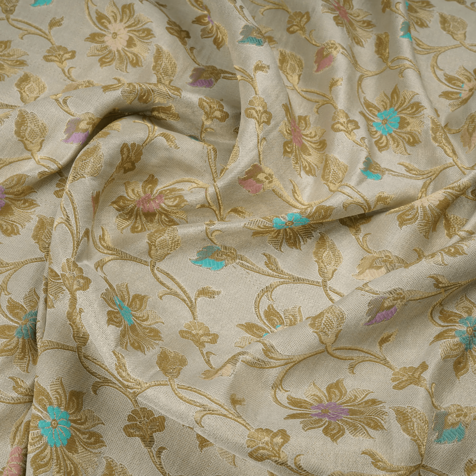 Noorzaib – Pure Masoori Atlas (Multi Floral) - Zahra Maham