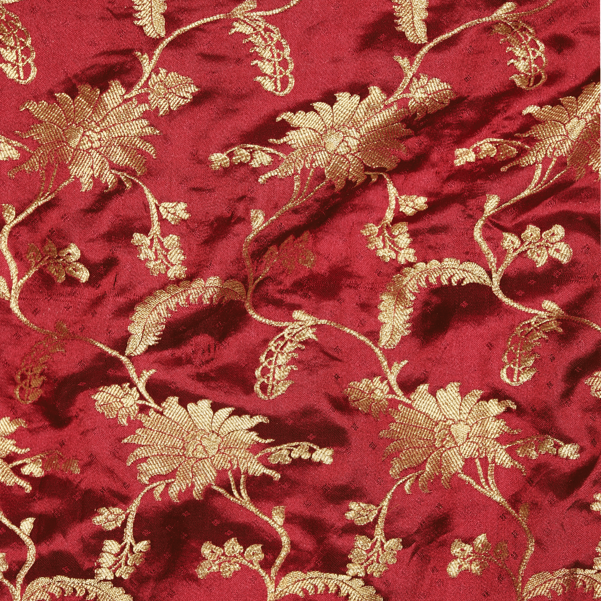 Noorzar – Self Jamawar Katan Satin with Mughal Jaal - Zahra Maham