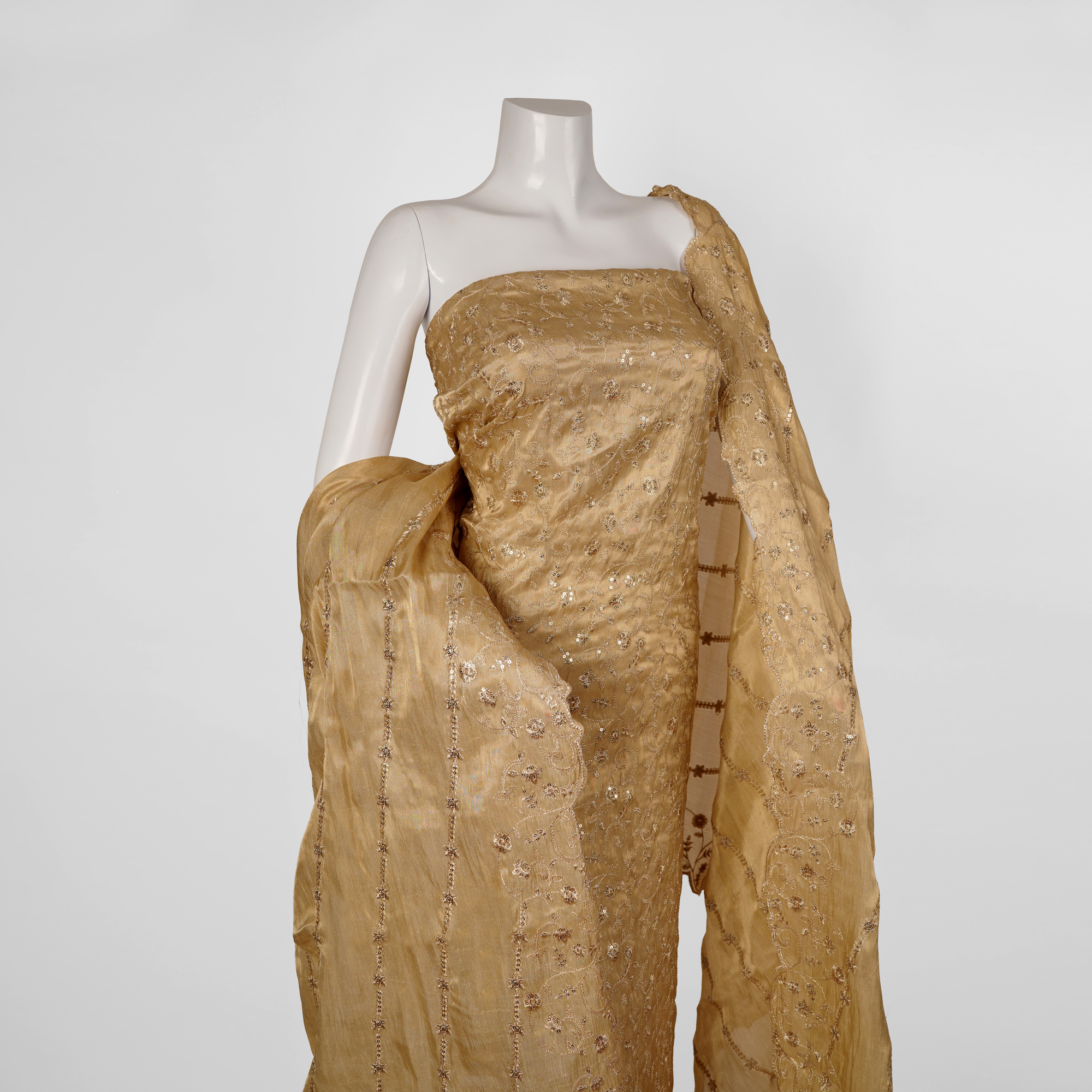 'Tamanna' Luxury Embroidery Pure Masoori