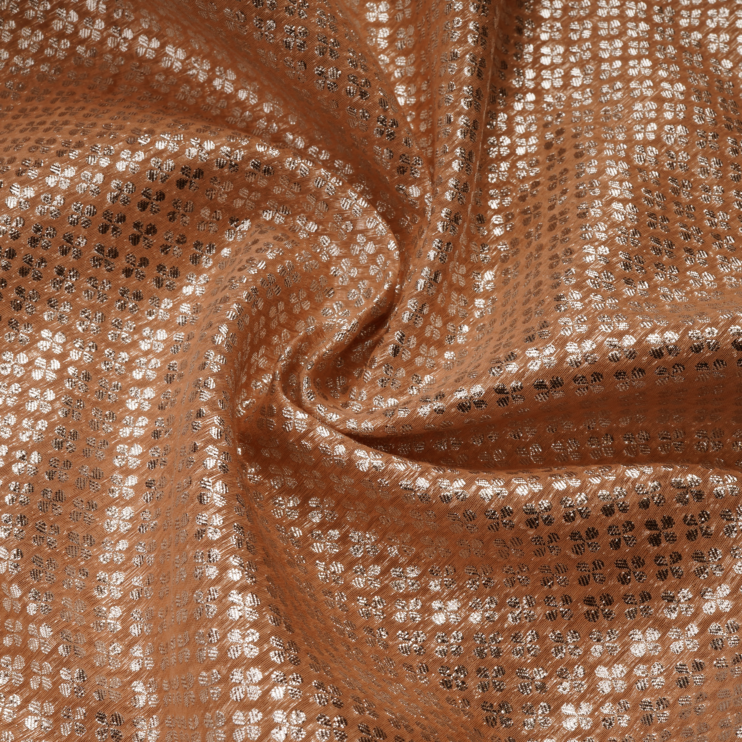 Noorangi – Pure Jamdani Tilla Silk with Silver Zari