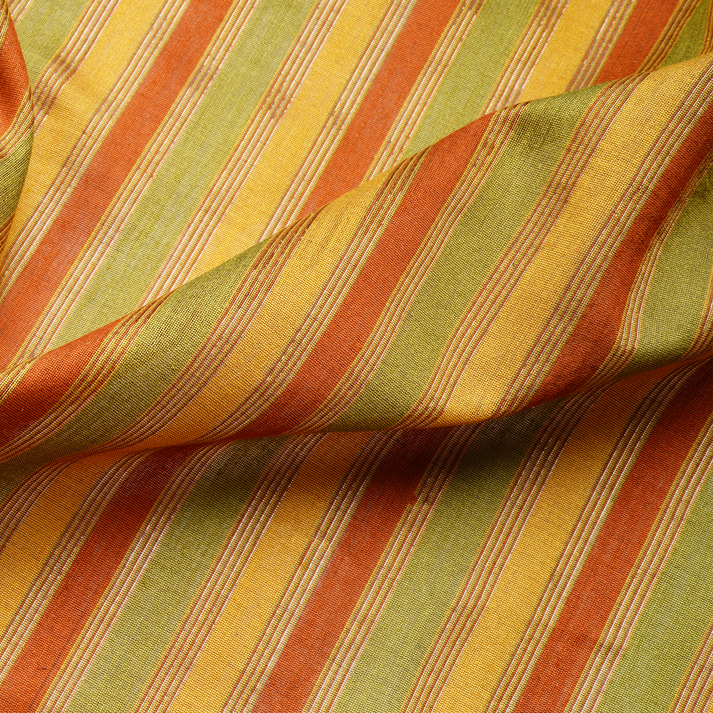 Fitoor – Striped Pure 6-Ply Katan Silk Fabric
