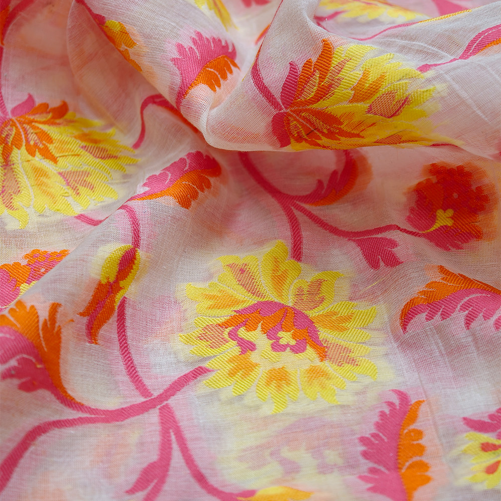 Baagh-e-Rang — Pure Jamdani Floral Jaal