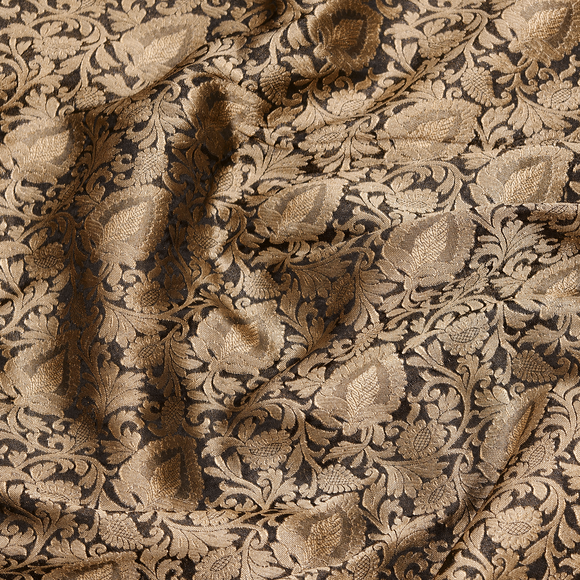 Qasr-e-Zar — Pure Katan Satin (3.5 Yards) - Zahra Maham