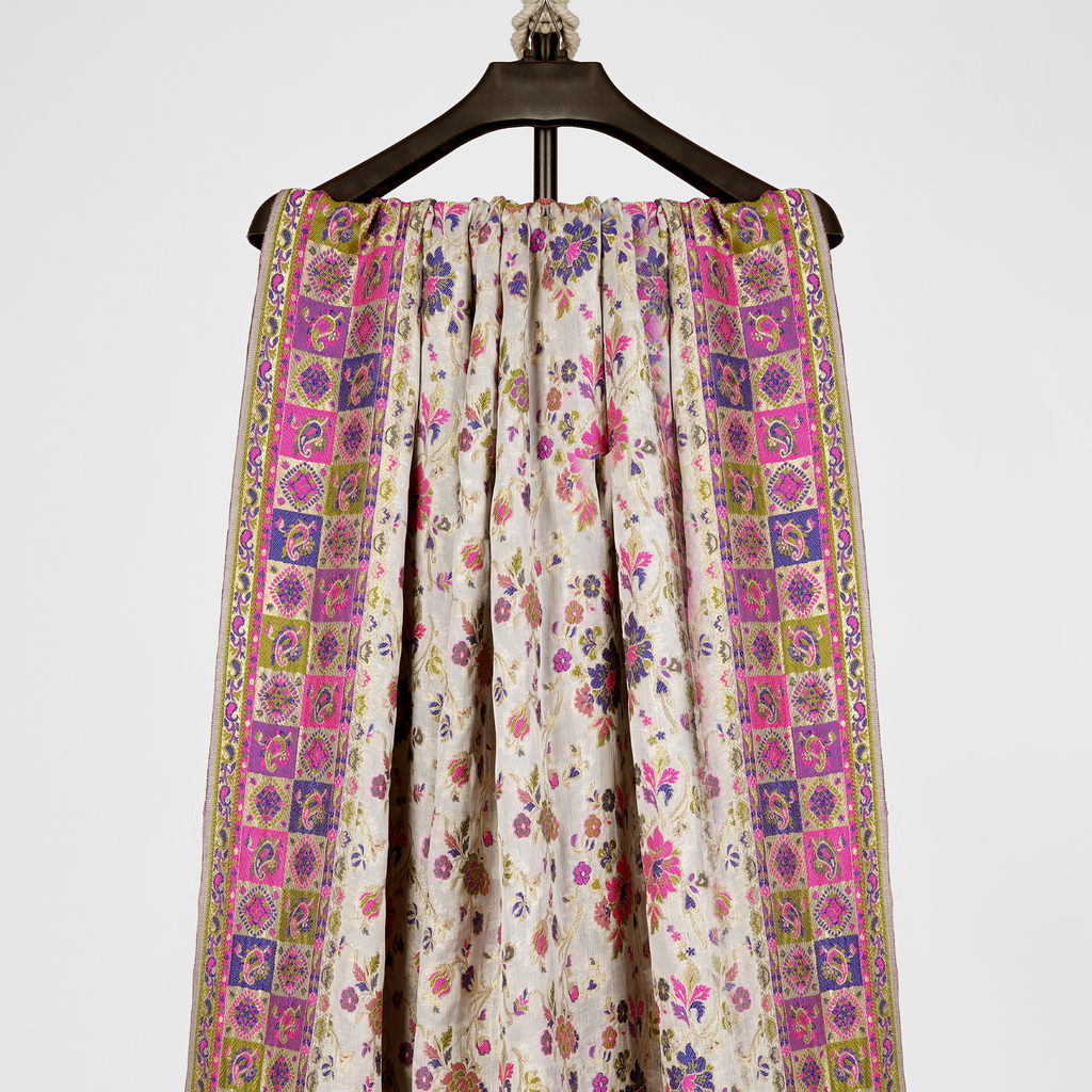 Shan-e-Burda – Kumkhwab Shahi Pure Chiffon Dupatta