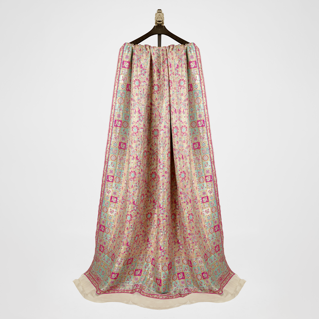 Zeenat – Katan Chiffon Atlas Dupatta