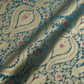 Rang-e-Mughal – Satin with 4-Color Weave & Mughal Pattern - Zahra Maham