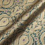 Rang-e-Mughal – Satin with 4-Color Weave & Mughal Pattern - Zahra Maham