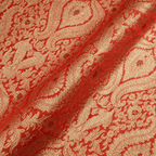 Rang-e-Mughal – Satin with 4-Color Weave & Mughal Pattern - Zahra Maham