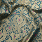 Rang-e-Mughal – Satin with 4-Color Weave & Mughal Pattern - Zahra Maham