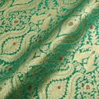 Rang-e-Mughal – Satin with 4-Color Weave & Mughal Pattern - Zahra Maham